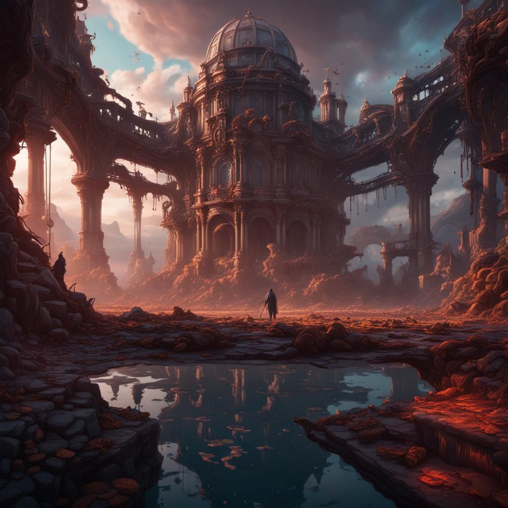 Existential Crisis: Detailed Matte Painting in Unreal Engine