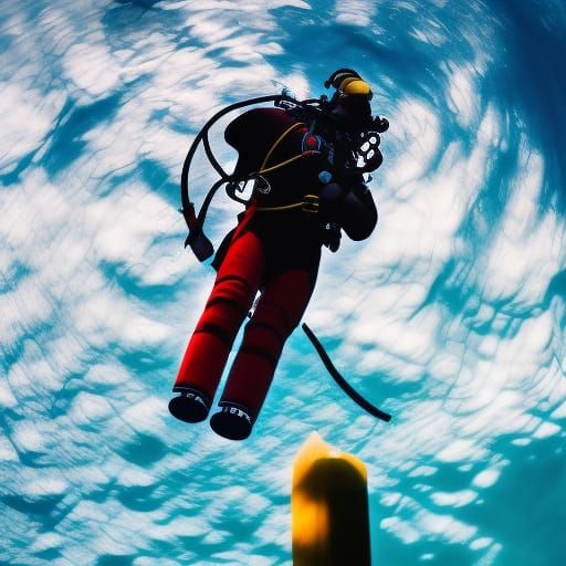 Astronaut Diving: Professional Photography