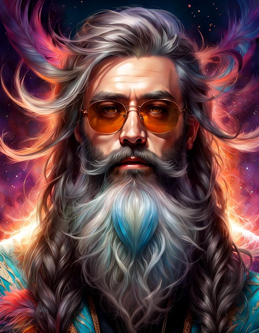 Portrait Of A Hairy Man