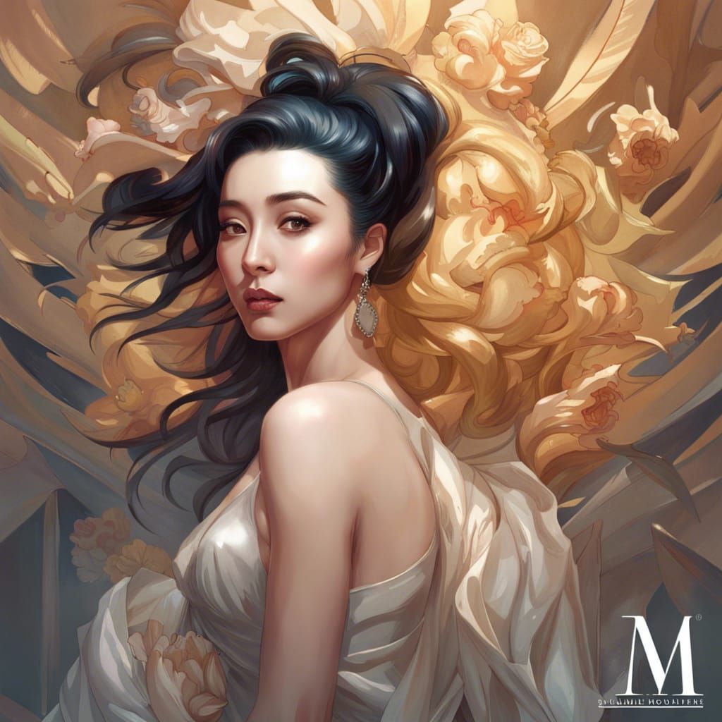 Fan Bingbing Maxim Cover: Hyperdetailed Portrait