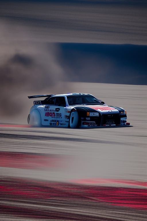 Abstract Image of Drifting