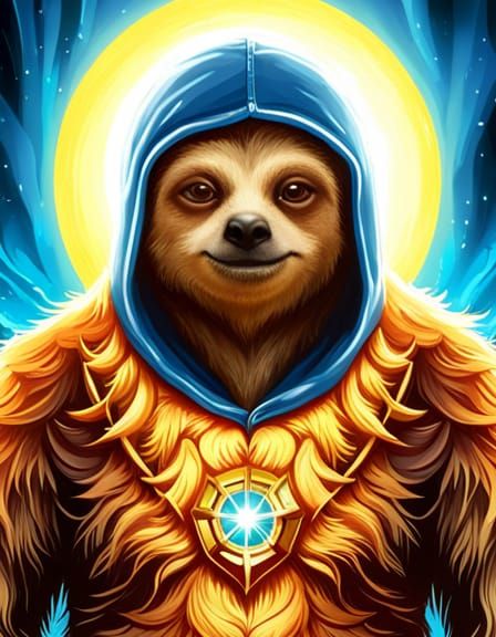 Sloth God Reveals Itself: Dark Fantasy Concept Art