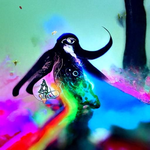 Holographic Astral Stolas in Cosmic Illustration