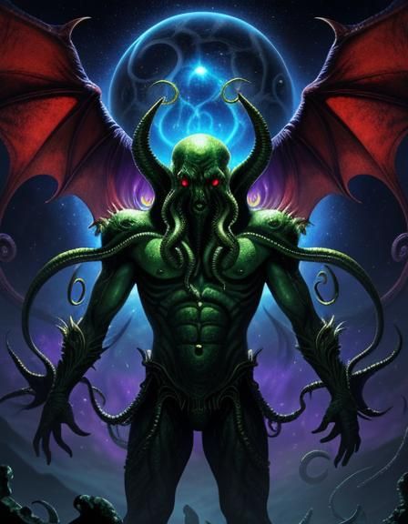 Cthulhu Dances Skyclad: Comic Art Style