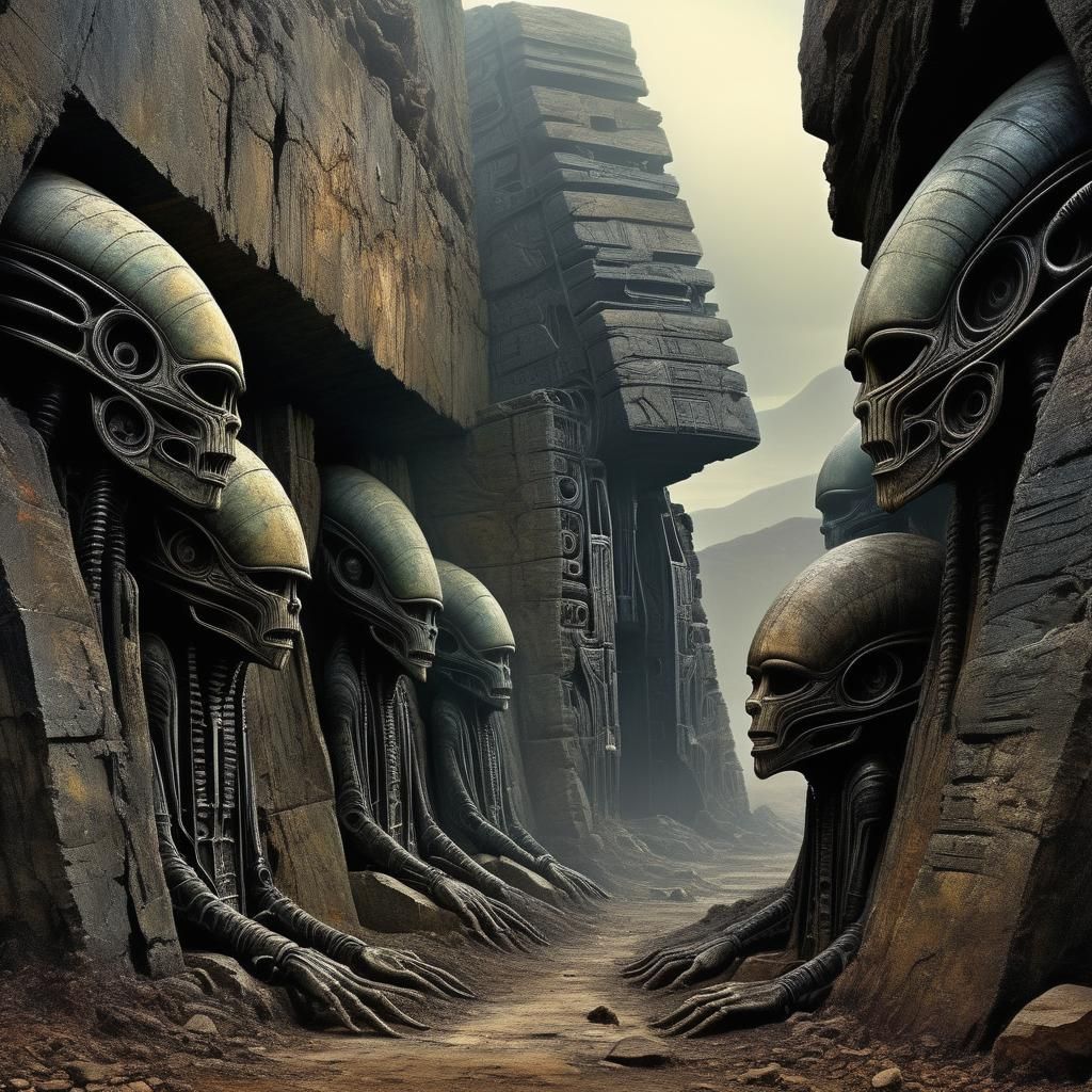 Mysterious Ancient Alien Megalith Complex in Deep Contrastin...