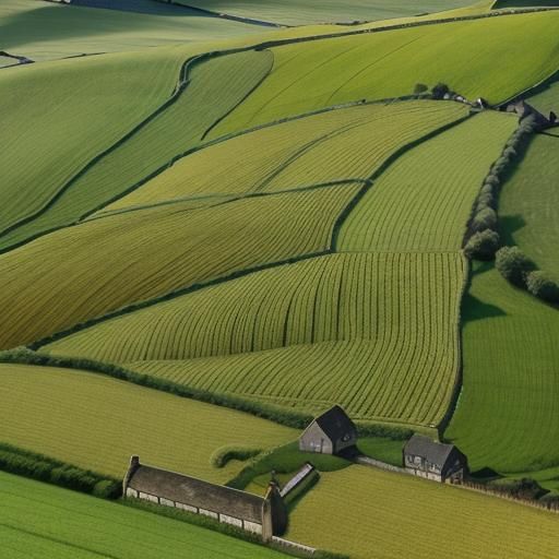 Golden Barley Field Shimmers in Summer Wind
