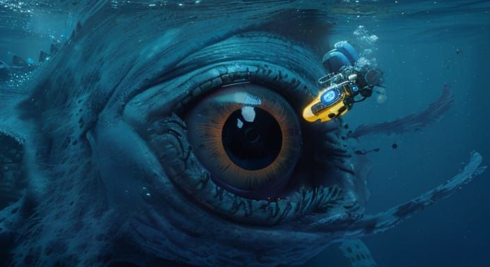 Gargantuan Bloop Leviathan Devours Scuba Diver in Mariana Tr...