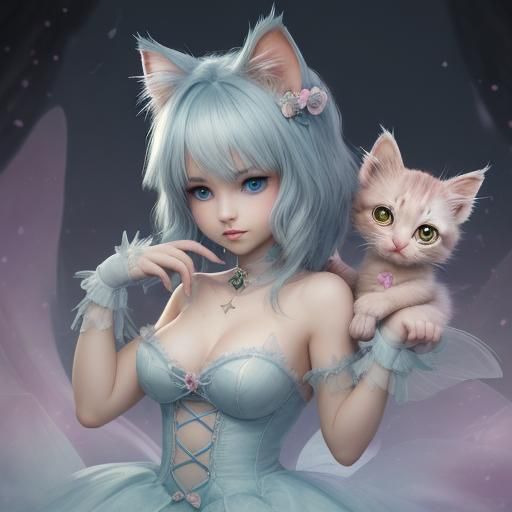 Fairycore Kittens in Sharp Focus