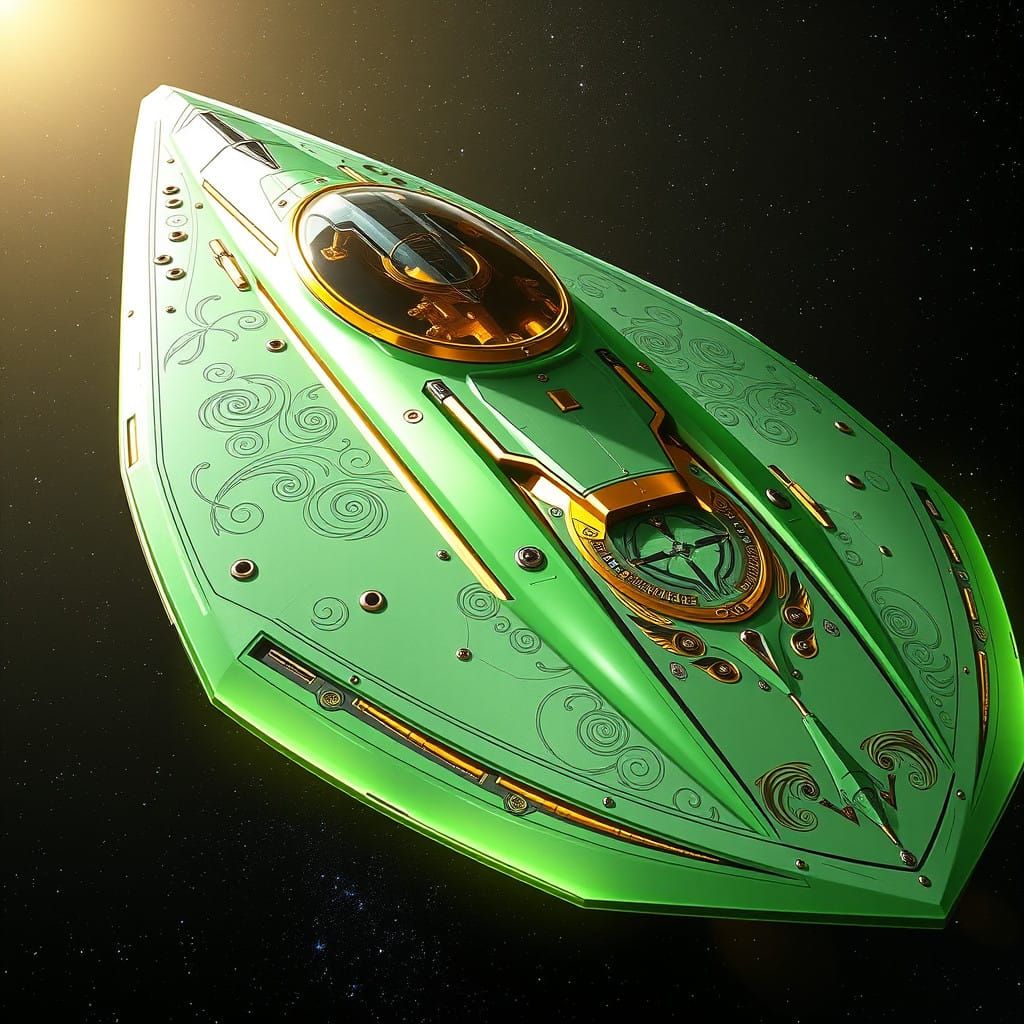 Majestic Ondergoshian-Class Starship Blends Ancient and Mode...