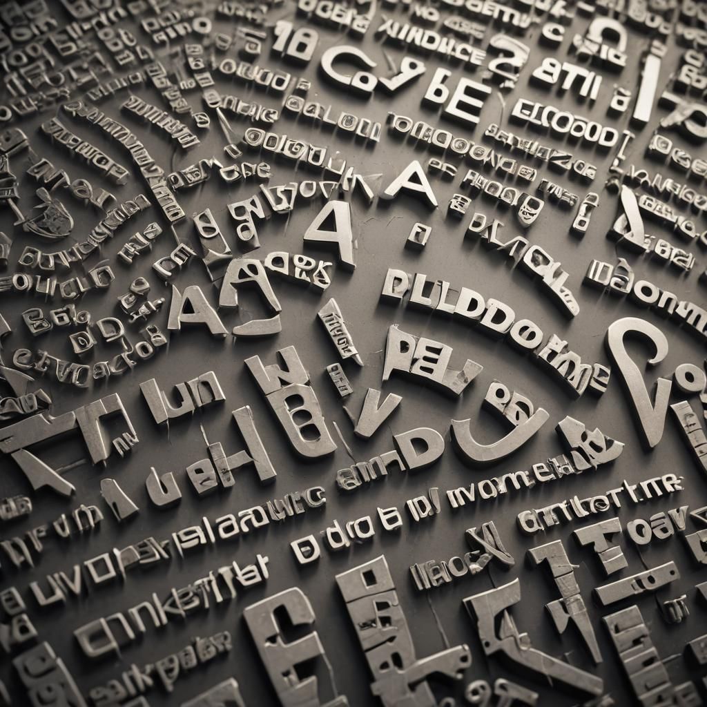 Hyperrealistic Palindrome Text in High Resolution