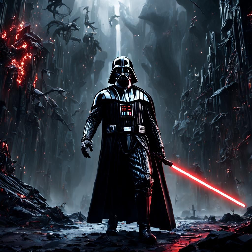 Luke Skywalker Joins Darth Vader in Dark Fantasy