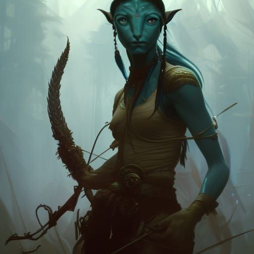 Fantasy Avatar Concept Art in 8K Resolution