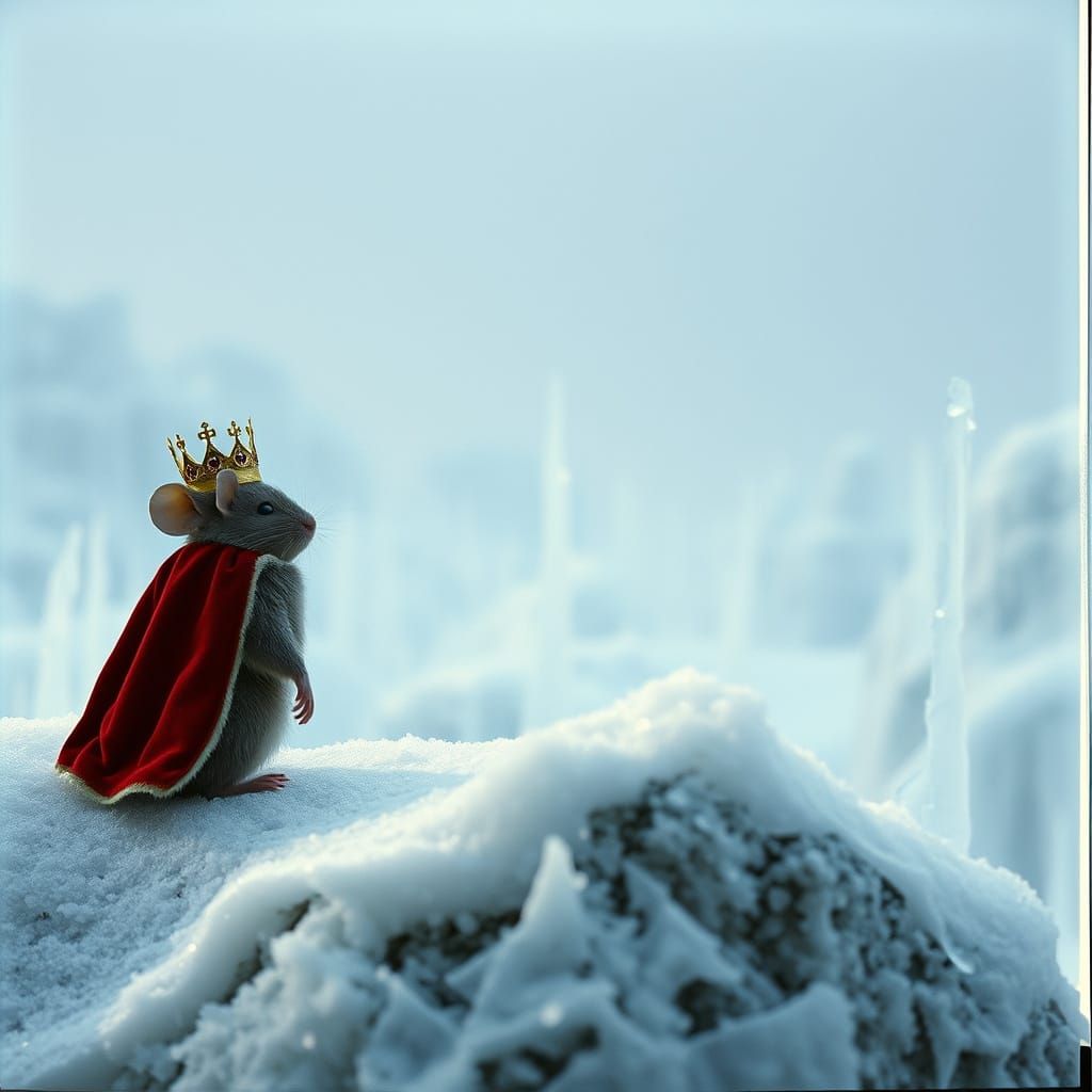 Frozen Winter King with Regal Cheese Crown