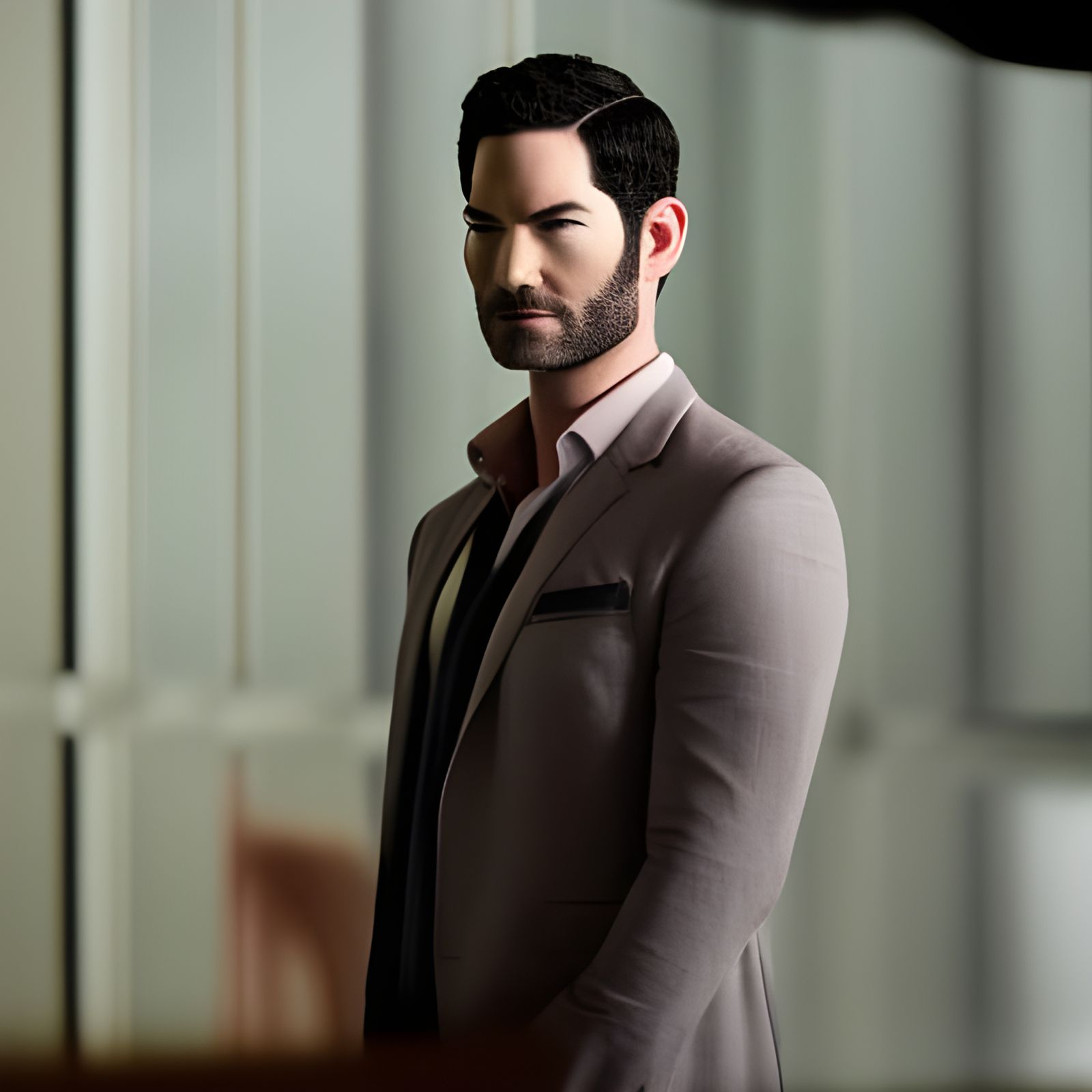 Tom Ellis as Lucifer: Professional Photography Portrait