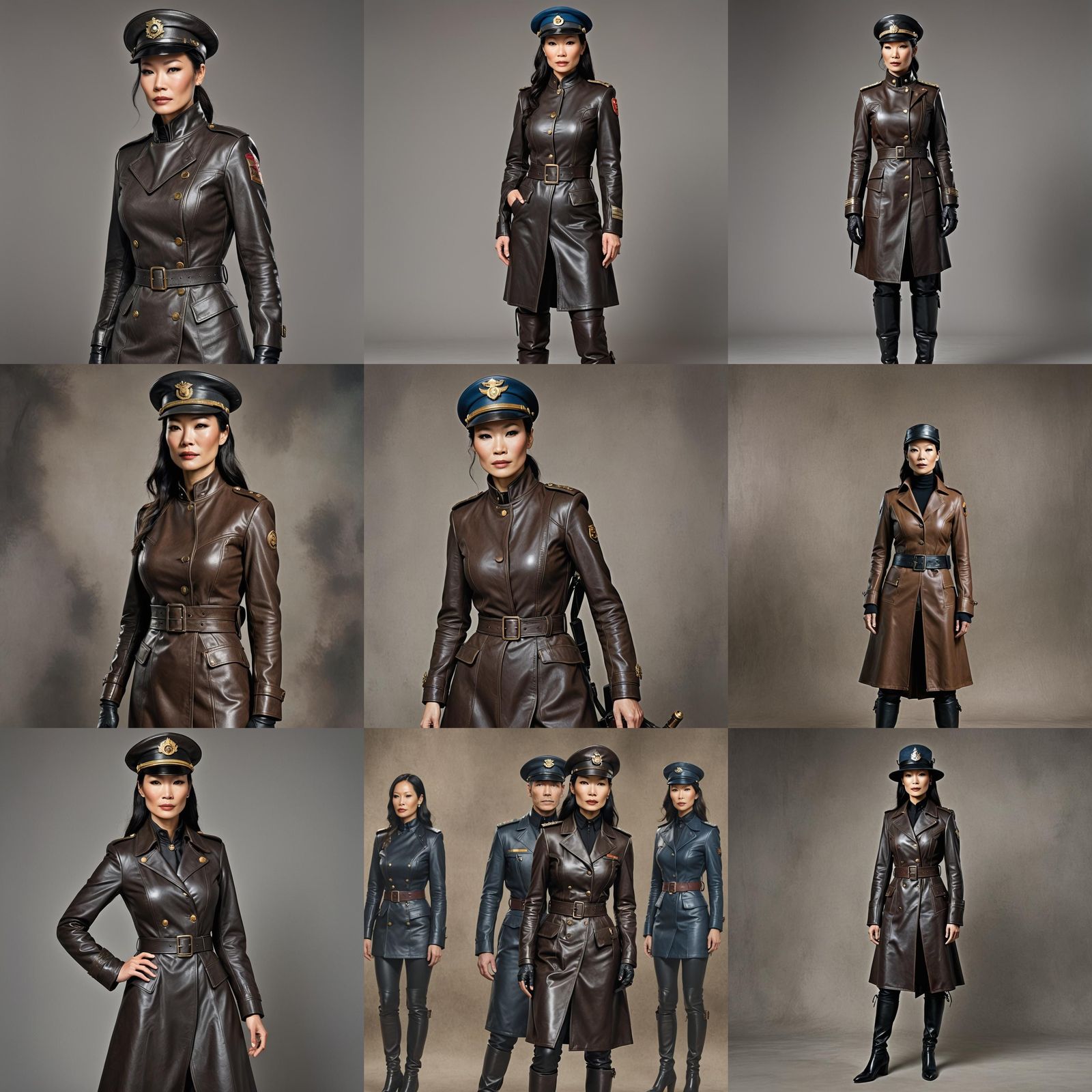 Leatherclad Soviet Officer in Steampunk Fusion