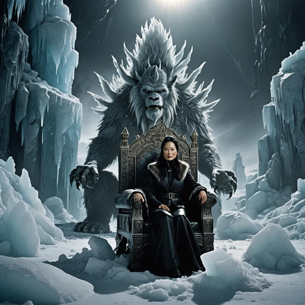 Lucy Liu as Antarctic Queen on Beryl Throne
