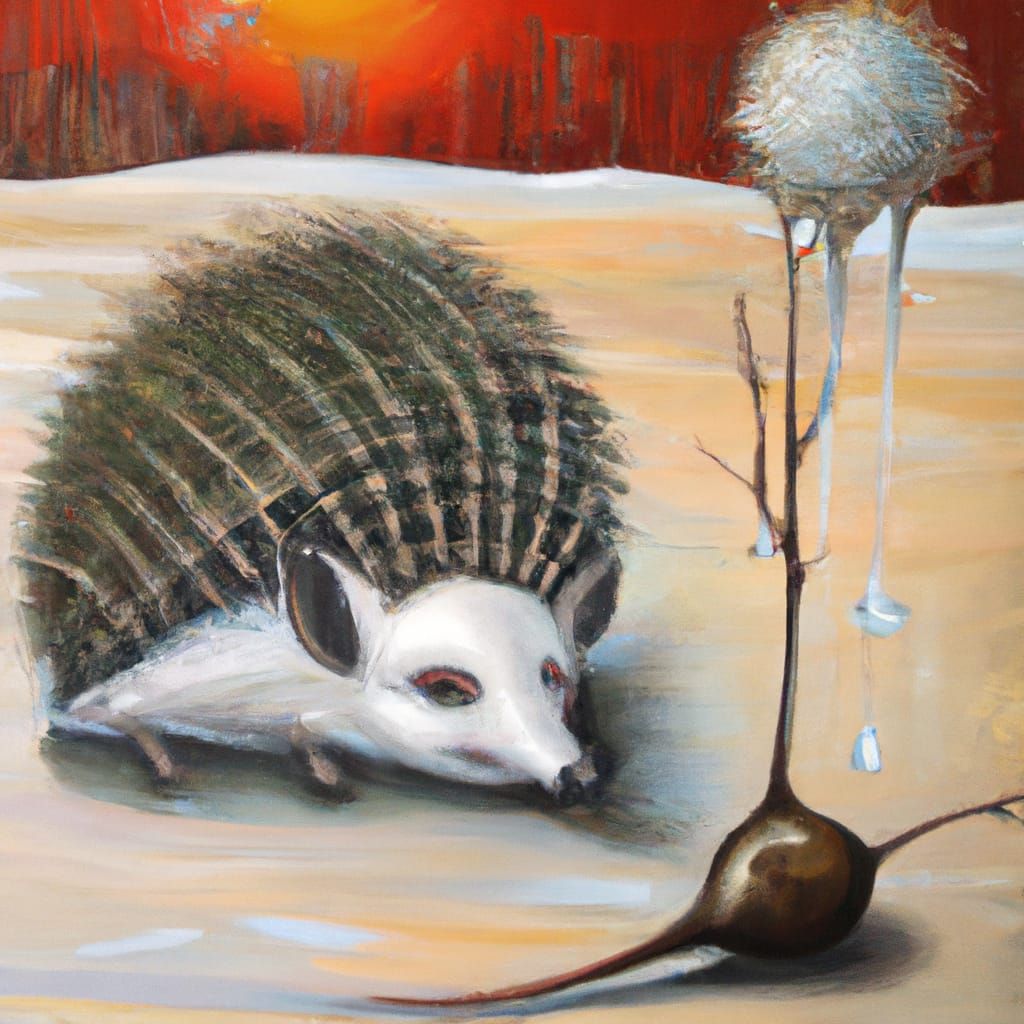 Hedgehog on the 29th of March