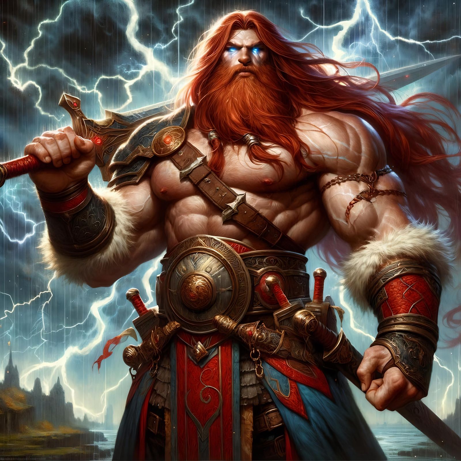 Kord: God of Strength and Storms in a Fantasy Realm