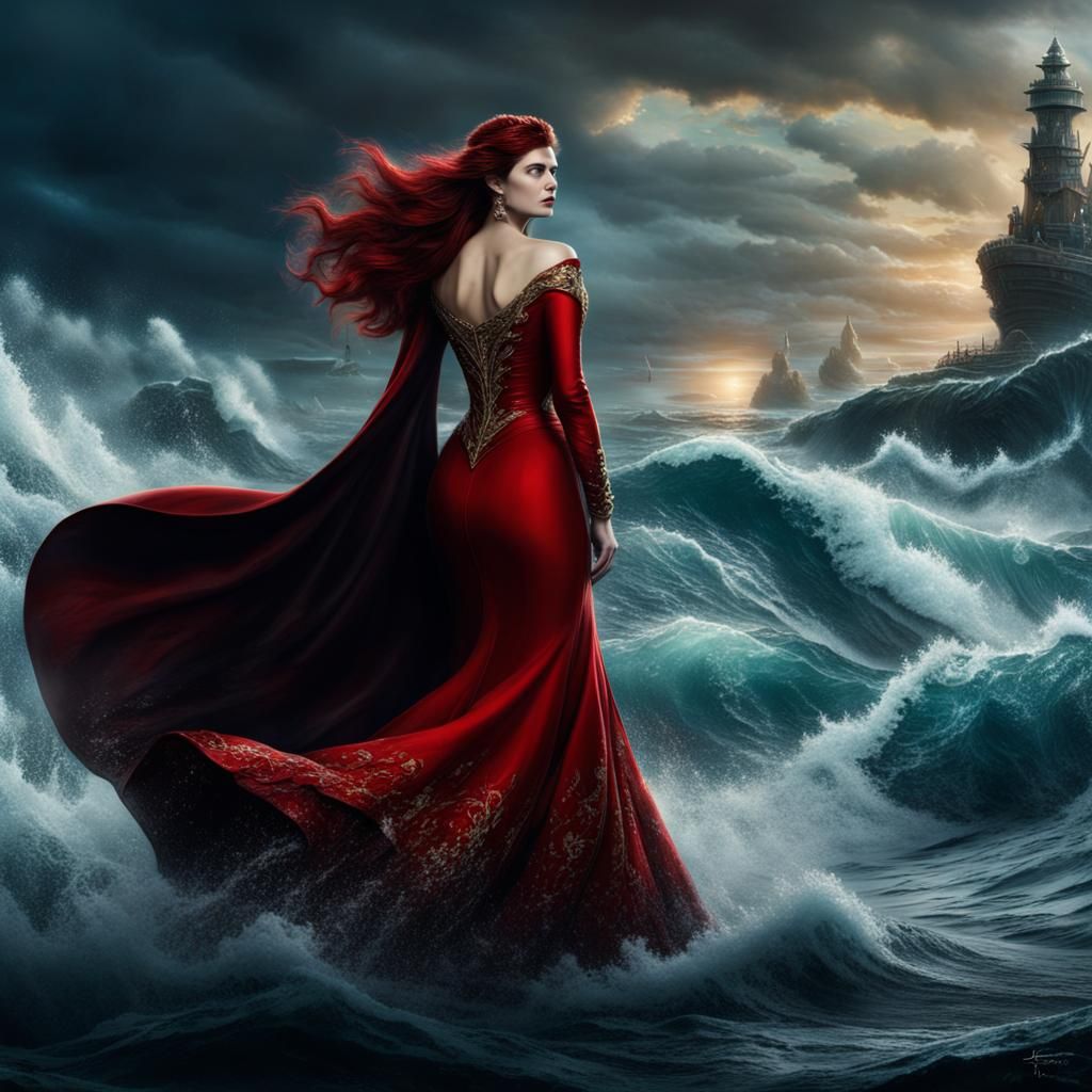 Alexandra Daddario as Ursula in Stormy Seas