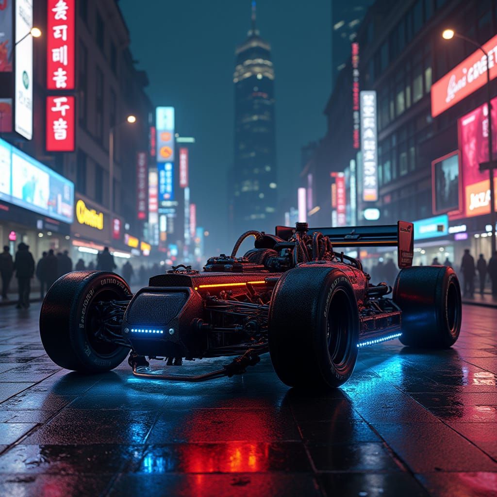 A heavily modified 2004 F1 with a diesel engine!