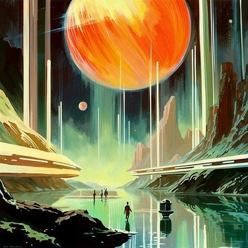 Surreal Dreamscape of Fantasy and Reality