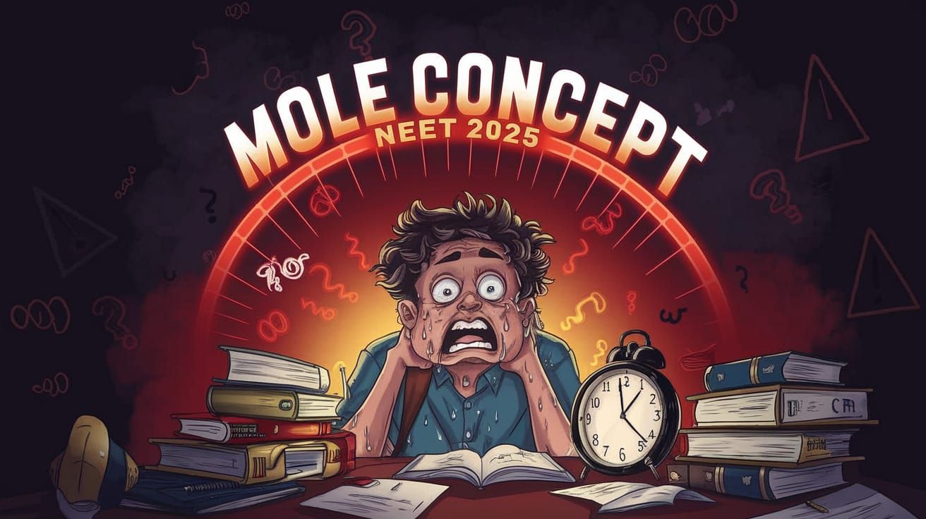 Eye-Catching Chemistry Study Panic as Alarm Clock Ticks Away