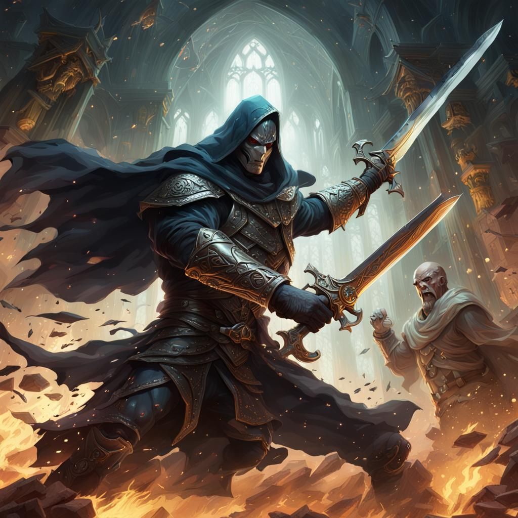 Phantom Lord vs King Nothing: Dark Fantasy Battle