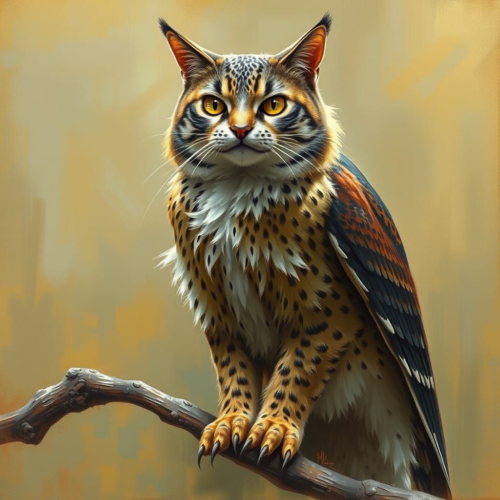 Futuristic Feline Aviator in a Dreamlike Aesthetic