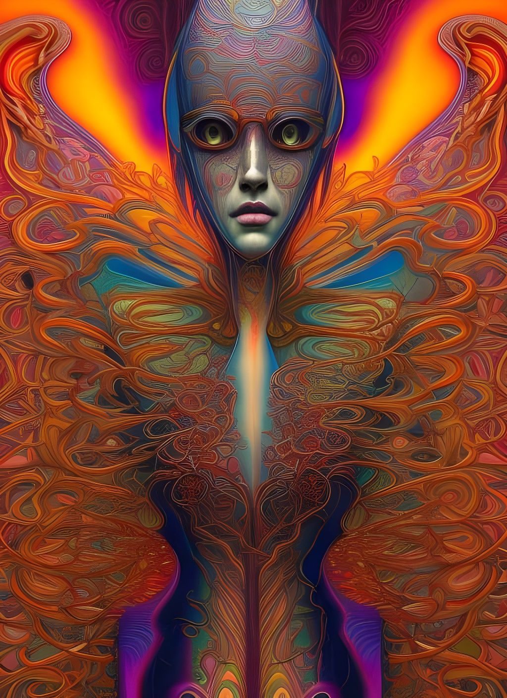 I encounter self-transforming elf machines, which are creatures, entities perhaps, although they’re not made out of matt...