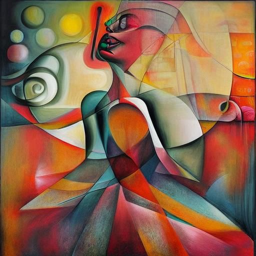 Surreal Abstract World in Black and White