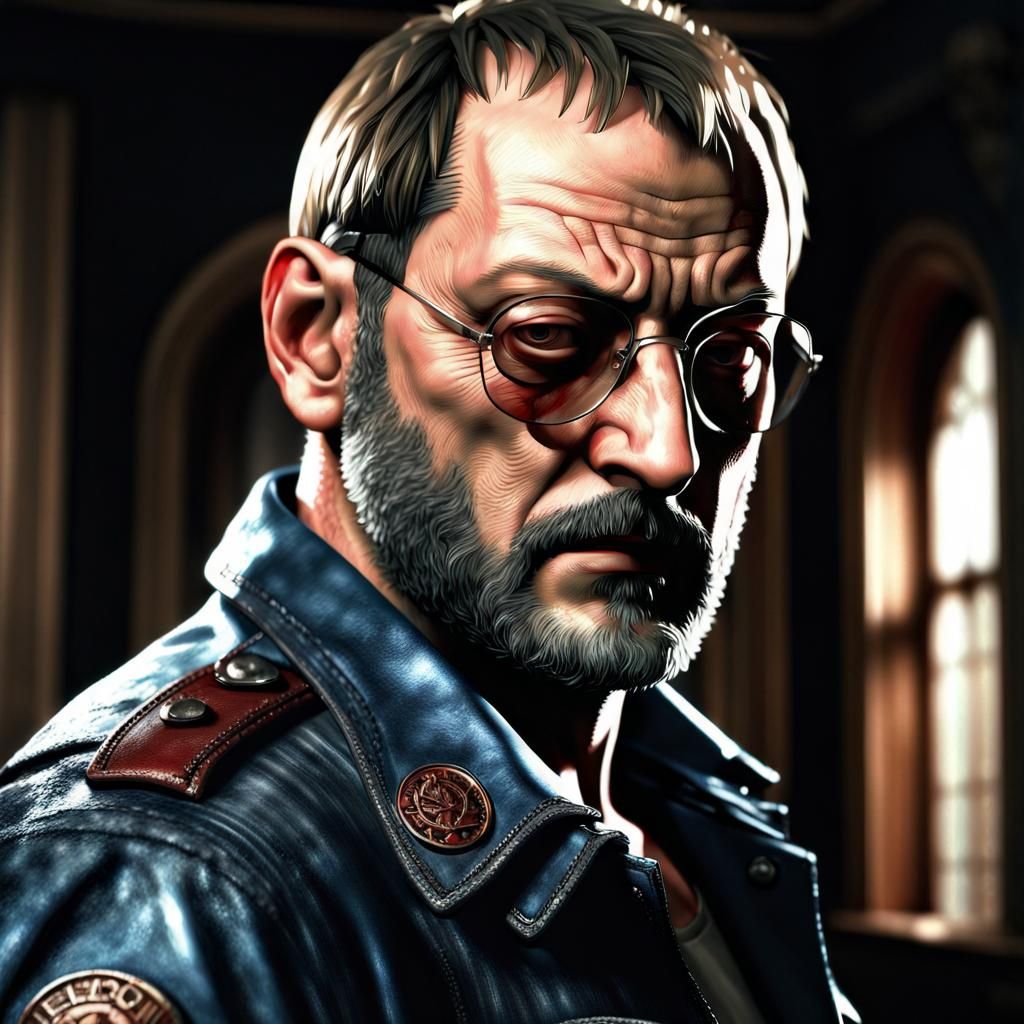 Hyperrealistic Leon Character Fusion