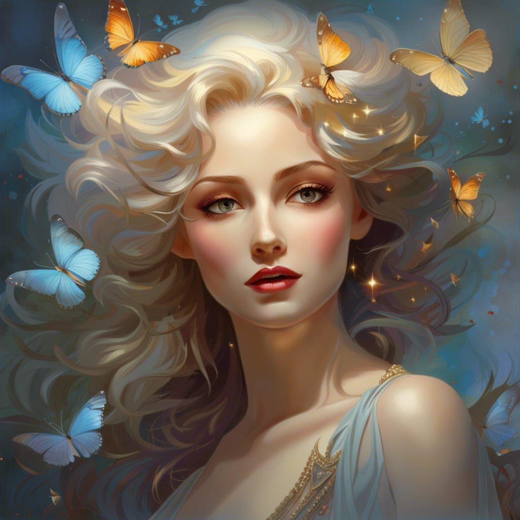 Enchanting Sylph: Elemental Spirit of the Sky