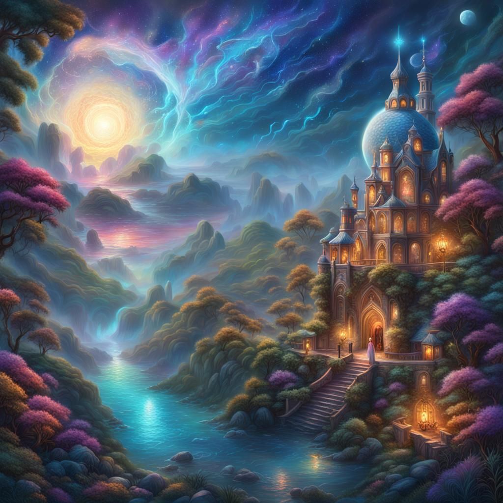 Holographic Dreamcatcher in Astral Cosmic Style