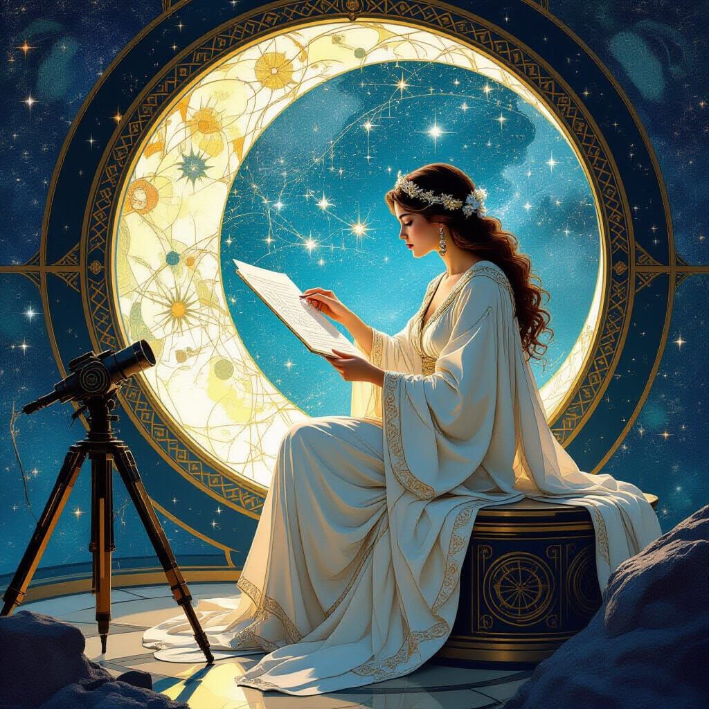 Celestial Cartographer Charts Constellations in Art Nouveau ...