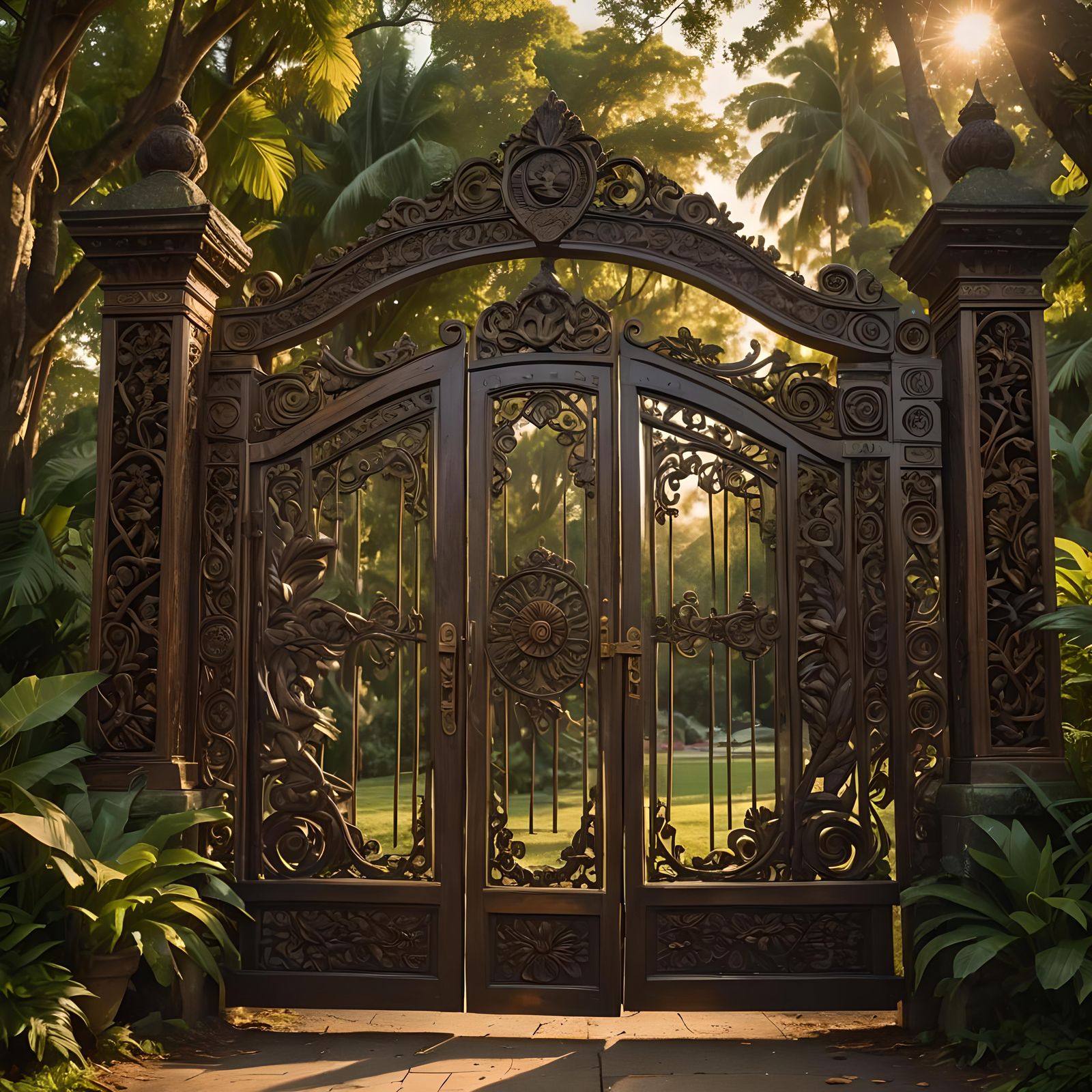 Ethereal Heavenly Doors in Natural Light