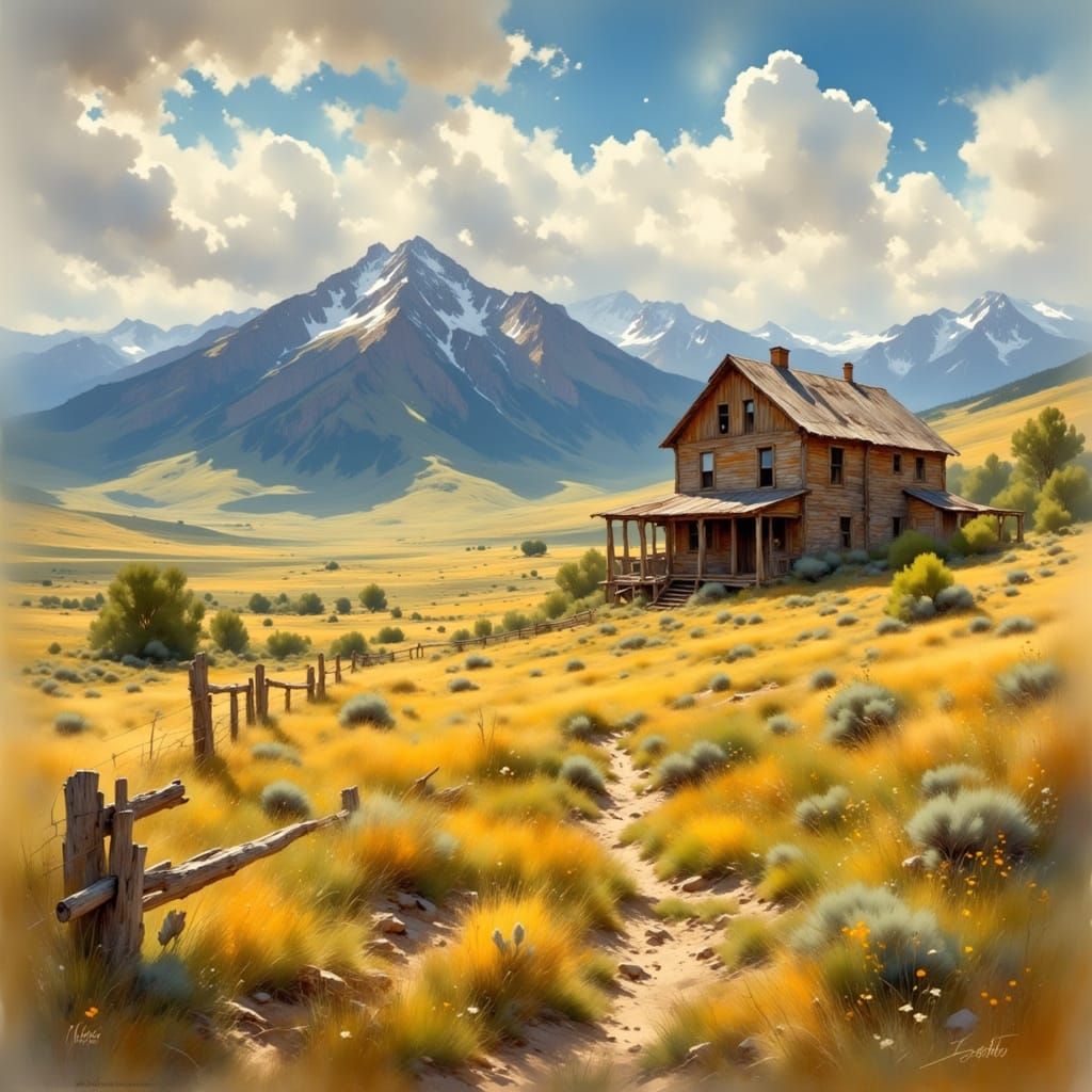 Old ranch house in Colorado
