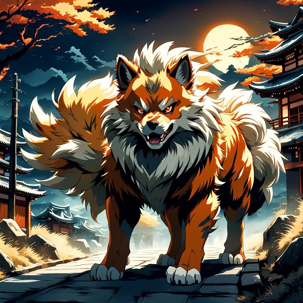 Arcanine in Nippon Animation Style