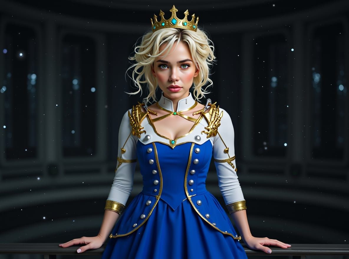 Princess Rosalina Portrait in Hyperrealistic Style