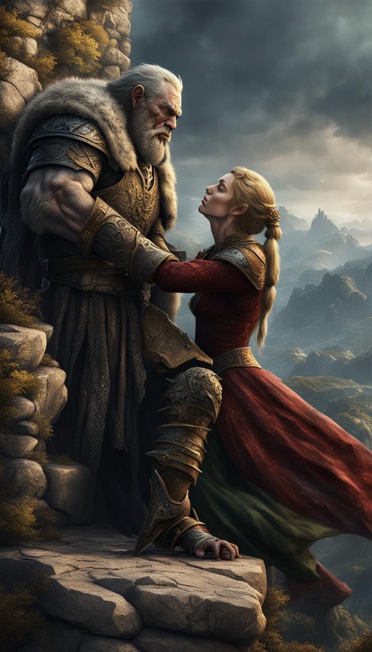 Cersei and Orc Kiss: Fantastical Stone Age Romance