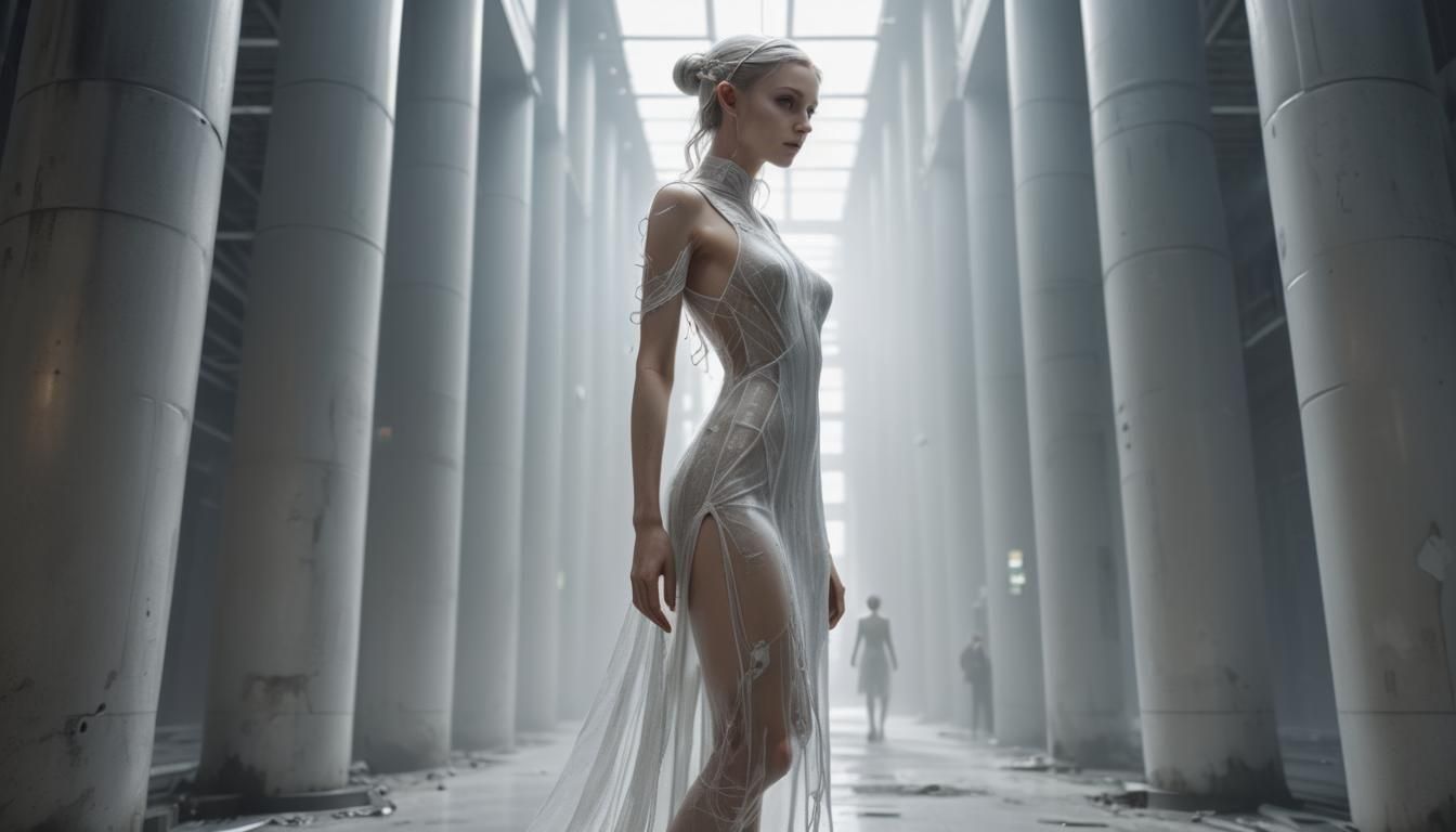 Elf in Dystopian Berlin: Photorealistic Detail