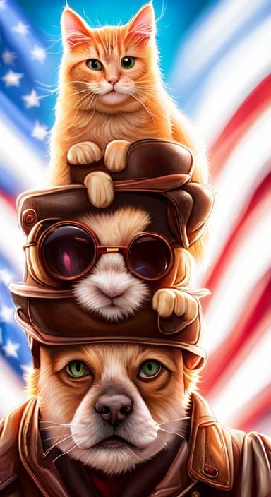 Bill the Cat Presidential Run: Hyperrealistic Image