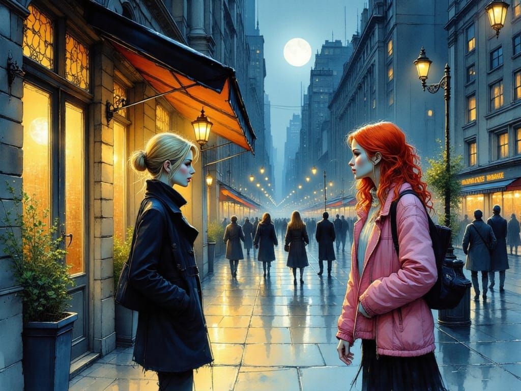 Tearful Farewell at Grand Central Station