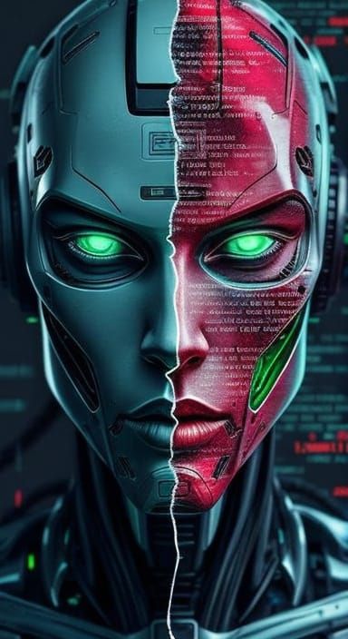 Cybernetic Android Portrait: Perfection and Decay in Cyberpu...