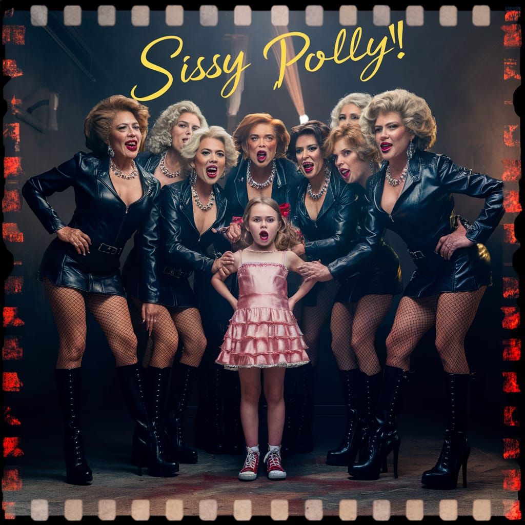 Confident Leather Queens in Cinematic Scene