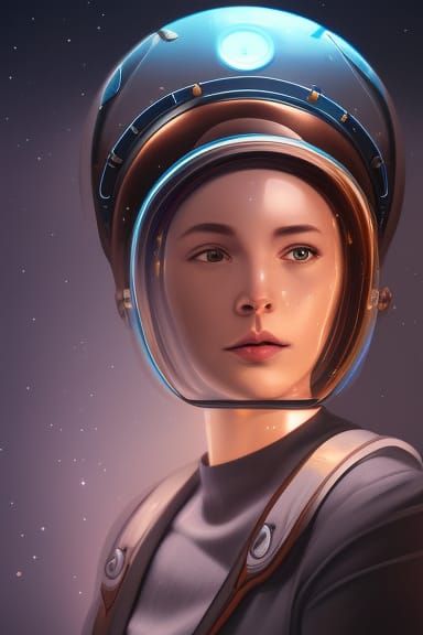 Time Travel Apparatus in Space: Photorealistic Concept Art