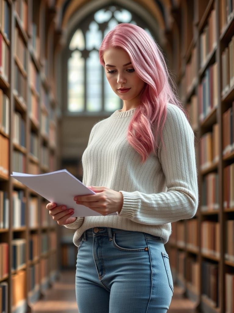 Gothic Library Discovery in Photorealistic Detail