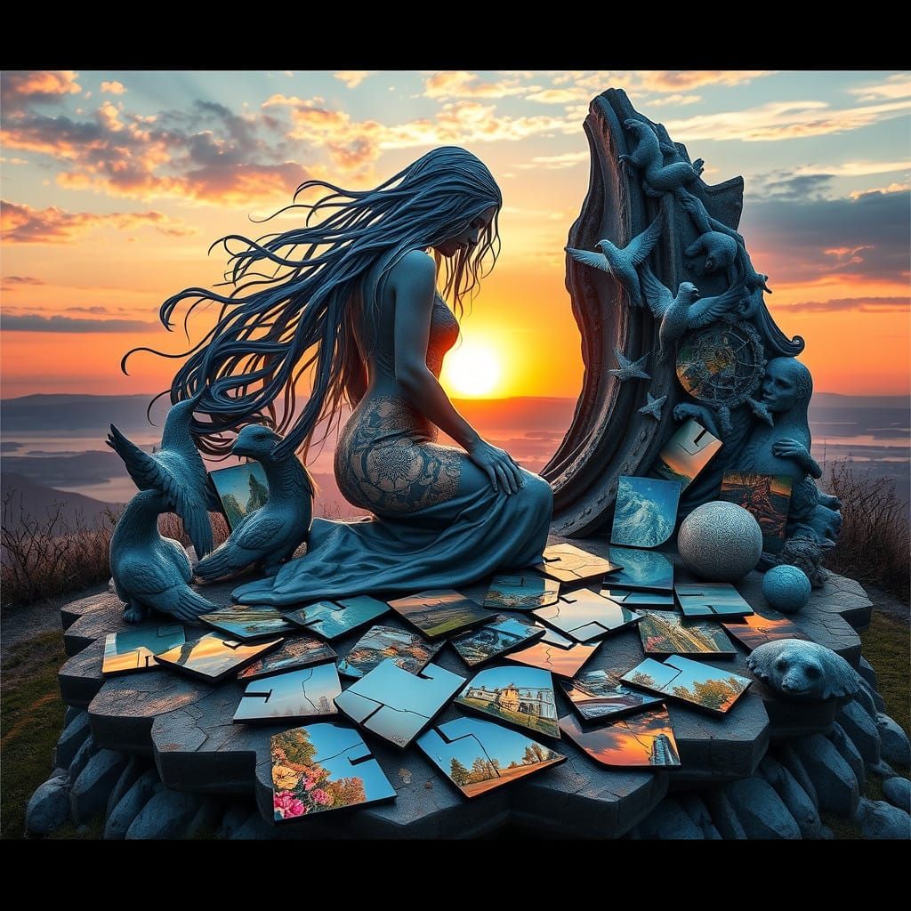 Surreal Fragmented Sculpture Celebrates Strength and Resilie...