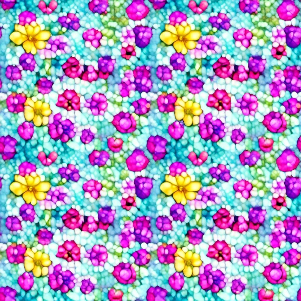 Victorian Floral Tapestry in Fresh Colors