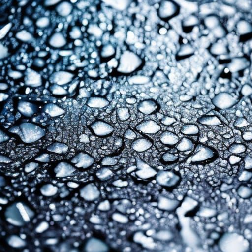 Abstract Freezing Rainwater Diamond Painting