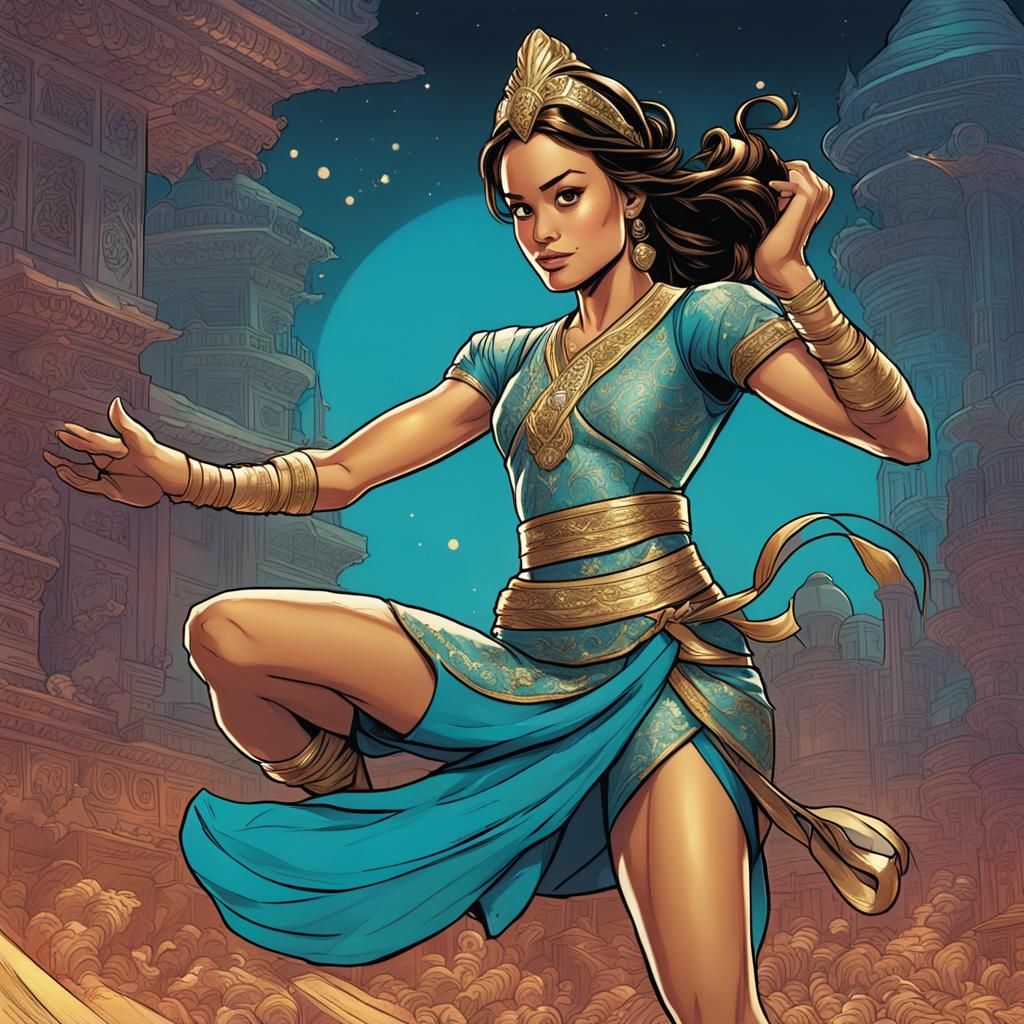 Brie Larson as Jasmine, Comic Book Art